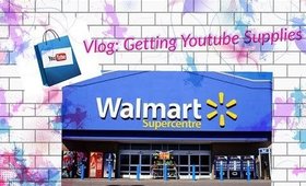 Vlog: Getting YouTube Supplies