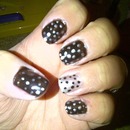 Black And Silver With Dots