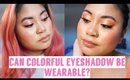 How To Make Colorful Eyeshadow Wearable | Victoria Briana