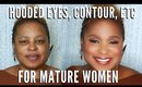 Learn How To Apply Makeup on Mature Women| Hooded Eyes, Full Coverage, Contour | mathias4makeup