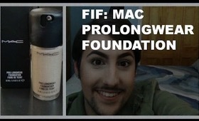 FIF: First Impression/ Review of MAC Pro Longwear Foundation!