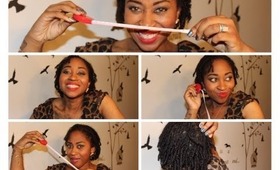 Natural Hair Saga: Length check on MIni Braids