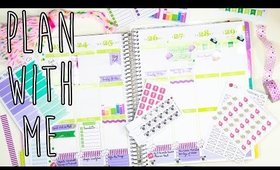 Plan with Me | Green & Purple