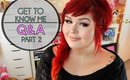 Q & A PART 2 | Get To Know Me!