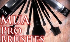 MUA Pro Brushes - Unboxing & First Impressions