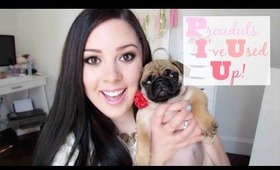 Empties/Products I've Used Up! (April 2014) + Meet My New Puppy!