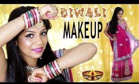 Easy Diwali Makeup Tutorial 2015 | SuperPrincessjo