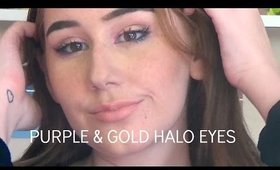 Purple and Gold Halo Eyes Tutorial
