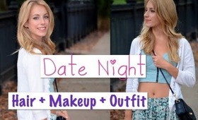 Date Night | Hair, Makeup & Outfit