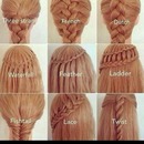9 different hair styles 