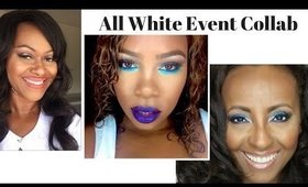 ALL white event Makeup