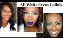 ALL white event Makeup