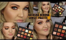 NATASHA DENONA SUNSET EYESHADOW PALETTE | LOOK + SWATCHES