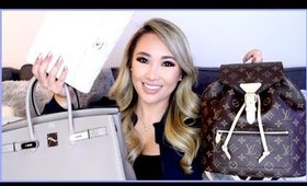 WHAT'S IN MY NEW BAG! LOUIS VUITTON MONTAIGNE BB REVEAL - INITIAL REVIEW, hollyannaeree, Holly Ann-AeRee A. Video