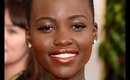Lupita  Nyongo's Golden Globes Makeup Look
