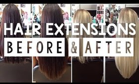 Hair Extensions Before & After | Instant Beauty ♡