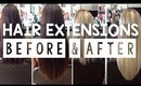 Hair Extensions Before & After | Instant Beauty ♡