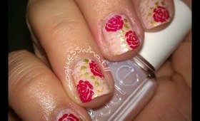 Roses are Red - Nail Art Tutorial