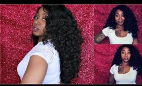 BIG Beautiful Curly Hairstyle UNDER $25! | Sensationnel  Empress  Lace Front Wig - ALEXIS