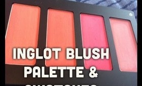 INGLOT Blush Palette Review