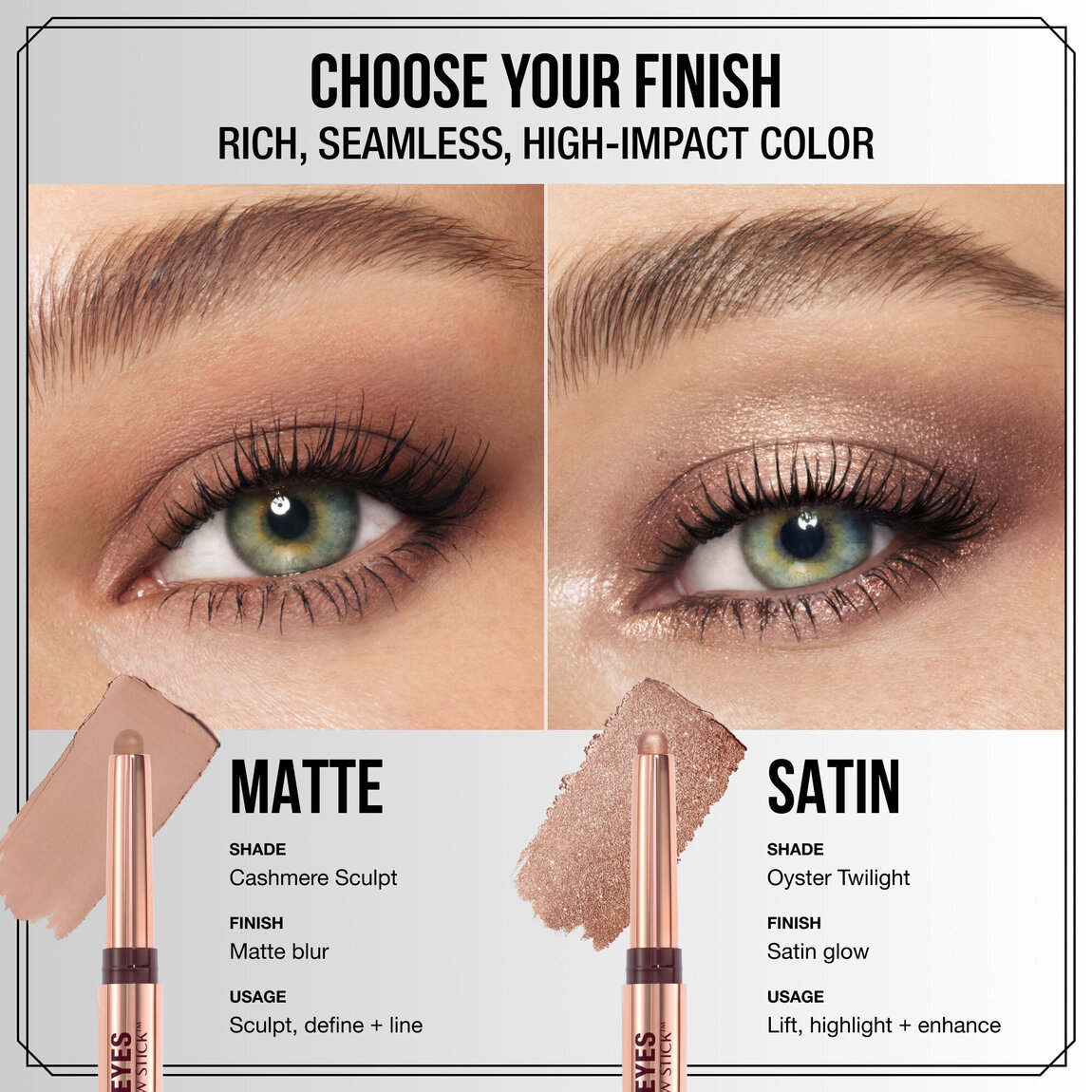 Charlotte Tilbury Exagger-Eyes Waterproof Eyeshadow Stick Bronzed