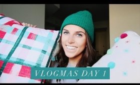 HOLIDAY DECORATING + STARTING VLOGMAS | VLOGMAS DAY 1