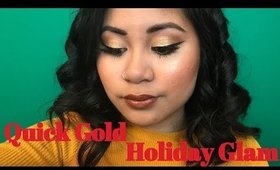 Quick Gold Holiday Glam