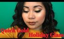 Quick Gold Holiday Glam