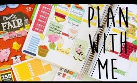 Plan with Me | County Fair Theme