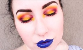 LOOK: PANSY EYES & BLURPLE LIPS