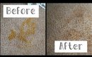 HOW TO REMOVE CARPET STAINS NATURALLY! SUPER EASY & FAST!