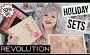 HUGE Revolution Makeup Holiday Set Haul | + 50% OFF SALE 2018