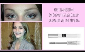 Em Cosmetics Lash Gallery Dramatic Volume Mascara | First Impression