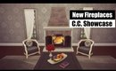 Sims 4 C.C. Showcase New Fireplaces