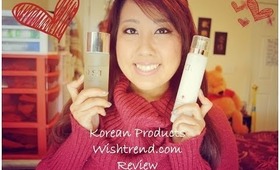 Korean Products Wishtrend.com Review!!