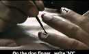 I Love New York EASY nail designs for short nails - nail design- home nail art tutorial