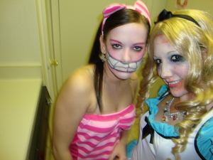 Cheshire Cat and Alice 2010 