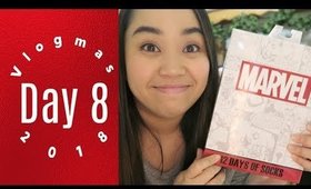 Vlogmas Day 8 : Marvel Advent Calendar | Grace Go