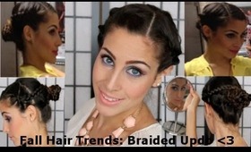 Fall Hair Trends - Braided Updo Tutorial