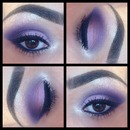 purple smokey eye pictorial