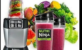 NUTRI NINJA AUTO - IQ | MAKING MY FIRST BLUEBERRY SMOOTHIE- LETS SEE THE RESULTS