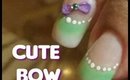 CUTE Acrylic Purple Bow :::... Jennifer Perez of Mystic Nails ☆