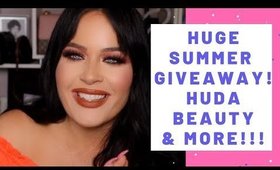 2019 HUGE SUMMER GIVEAWAY! Huda New Nude, Jeffree Star, Purses & MoRe!! #giveaway #makeupgiveaway
