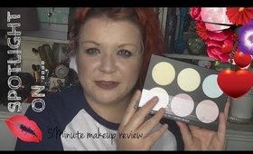 5 Minute Spotlight on BH Cosmetics Blacklight highlight palette - fair/porcelain/ivory skin