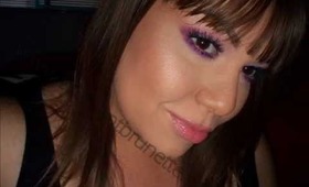 Drugstore Makeup Tutorial: Pink and Purple Eyes
