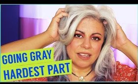 GROWING OUT GRAY HAIR HARDEST PART ABOUT GOING GRAY I MARYAM REMIAS