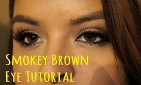Go-To Smokey Brown Eye Make-Up Tutorial | Misstatianamarie