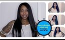 Most Natural Long Kinky Straight  Full Lace Silk Top Wig | Younique Lace Wigs