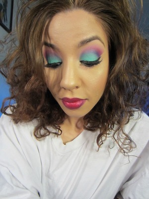 This was a look I did the bh cosmetics beat the artist contest. I didn't win but this was my entry! 
Link to video: http://www.youtube.com/watch?v=P8EFcV_r-lg
