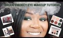 REQUESTED: Green Smokey Eye Makeup Tutorial | Tiffany E